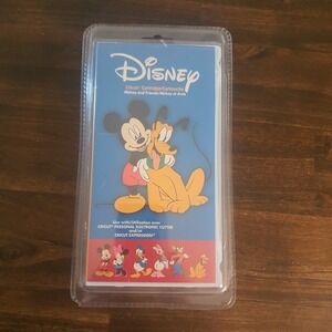 New Disney Mickey Friends Cricut Cartridge Overlay Manual 290382 Scrapbooking
